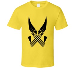 Wolverine Logan Claws Xmen Big Face T Shirt