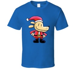 Dog Man Santa Christmas Dog Man Book T Shirt
