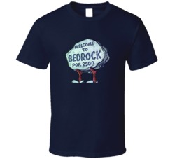 Welcome To Bedrock Pop 2500 The Flintstones T Shirt