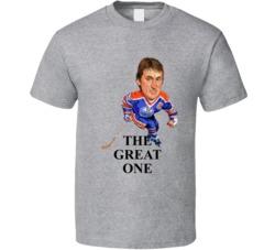 The Great One Wayne Gretzky Caricature T Shirt