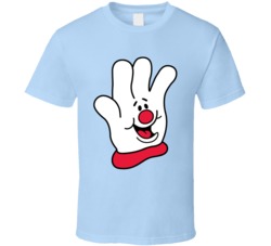 Hamburger Helper Hand Waving Cute T Shirt