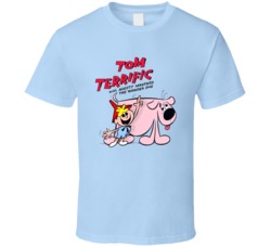 Tom Terrific With Mighty Manfred 50s Animated Series Fan T Shirt