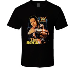 The Rock Popular Wrestling Sports Fan T Shirt