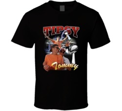 Tipsy Tommy Tom Brady Celebrates Win Football Fan T Shirt
