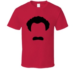 Borat Big Face Shillouette T Shirt