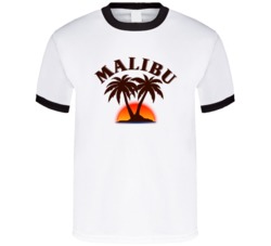 Malibu Popular Caribbean Rum T Shirt