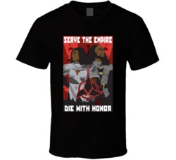 Star Trek Klingon Serve The Empire Die With Honor T Shirt