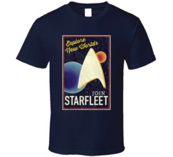 Star Trek Explore New Worlds Join Starfleet T Shirt