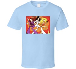 Charlies Angels Jaclyn Farrah Kate Cartoon T Shirt