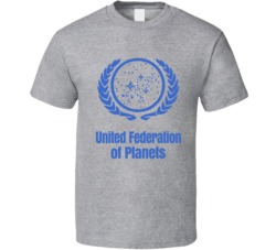 Star Trek United Federation Of Planets Logo T Shirt