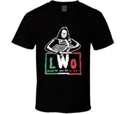 La Parka World Order Lwo Wrestling Fan T Shirt