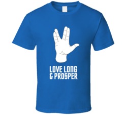 Star Trek Spock Live Long And Prosper T Shirt