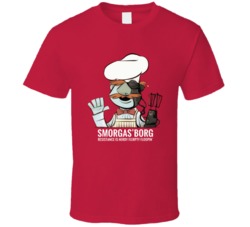 Smorgas'borg Swedish Chef Funny Star Trek Fan T Shirt