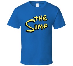 The Simp Simpsons Logo T Shirt
