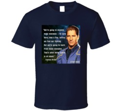 Enterprise Captain Johnathan Archer Quote T Shirt