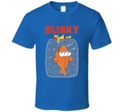 Jaws Parody Simpsons Blinky Eats Homer T Shirt
