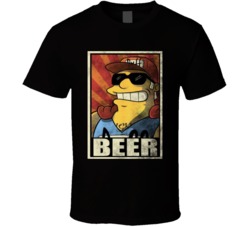 Duff Man Beer Hope  Simpsons T Shirt