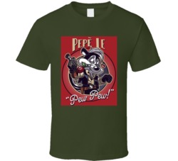 Pepe Le Pew Pew Han Solo T Shirt