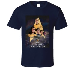 Star Trek Strange New Worlds Captain Pike Spock T Shirt