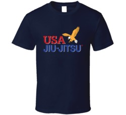 Usa Jiu Jitsu Eagle Logo T Shirt