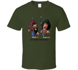 The Martin Brothers 50s Animated Cartoon Characters Fan T Shirt