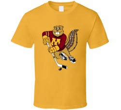Minnesota Golden Gophers College Hockey Fan T Shirt