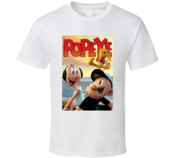 Popeye Olive Oil Cgi Movie T Shirt