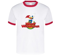 Woody Woodpecker Cartoon Logo T Shirt
