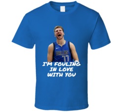 Luka Doncic I&acirc;m Fouling In Love With You Basketball Ref Dall