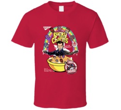 Bucky Charms Superhero Cartoon Character Cereal T Shirt