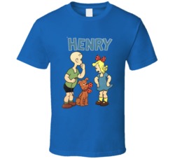 Henry Vintage Comic Strip Fan T Shirt