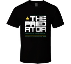 Francis Ngannou The Predator Mma Fighter Fan T Shirt