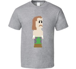 Jake The Snake Roberts Pixel Wrestler T Shirt