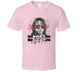 Bret The Hitman Hart Hitman Sunglasses Popular Wrestler Fan T Shirt