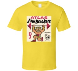 Atlas Jaw Breakers Candy Retro Ad T Shirt