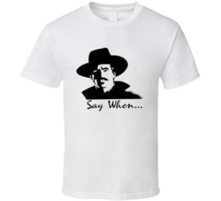 Tombstone Doc Holliday Say When T Shirt