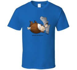 Rocky And Mugsy Cartoon Characters T Shirt