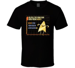 Star Trek Lower Decks Badgey Helpful Tip Never Stick Your Tip In A Rep