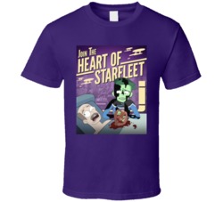 Star Trek Lower Decks Join The Heart Of Starfleet T Shirt