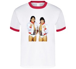 Strike Force Tito Santana Rick Martel Wrestling Tag Team T Shirt
