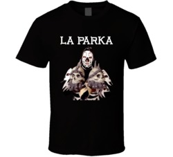 La Parka Popular Wrestler Fan T Shirt