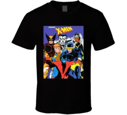 Xmen Konami Video Game Wolverine Storm Cyclops T Shirt