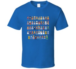 Nintendo Pixel Super Mario Bros T Shirt