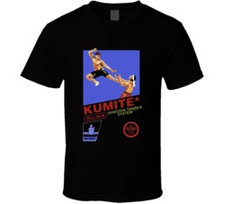 Kumite Shidoshi Tanaka System Video Game Bloodsport T Shirt