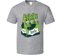 Sprite Retro Green Bottles T Shirt