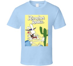 Ricochet Rabbit Drop A Long Hannah Barbera Cartoon T Shirt