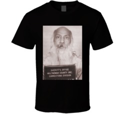 Mug Shot Acharya Shri Bhagwan Rajneesh Osho T Shirt