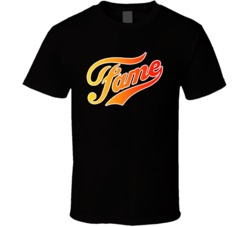 Fame Popular 80s Tv Show Logo T Shirt