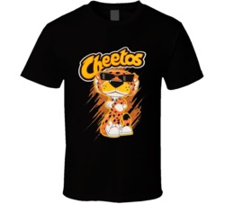 Cheetos Chester Cheetah Snack Food Mascot T Shirt