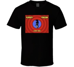 Playboy Penguin Looney Tunes T Shirt
